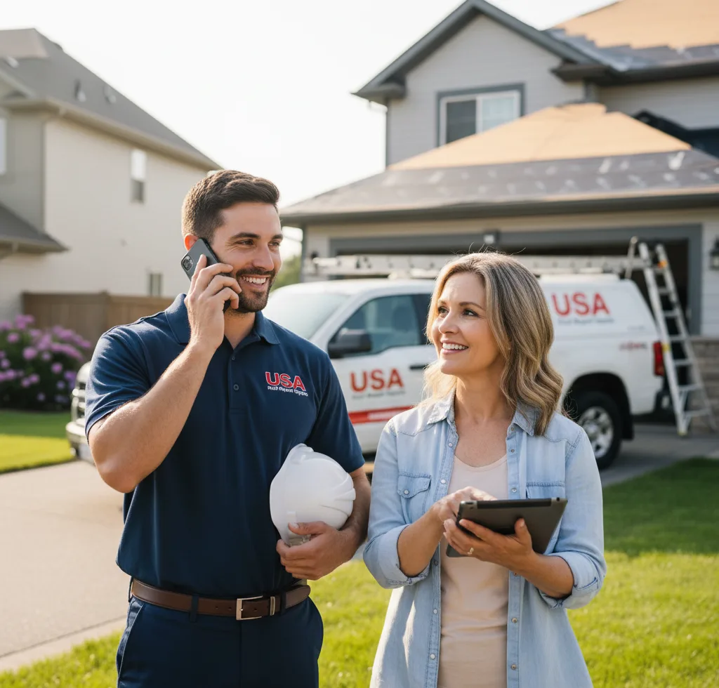 USA Roof Repair Experts customer support in Detroit